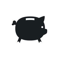 piggy bank vector icon