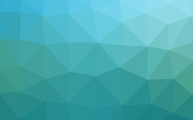 Light BLUE vector polygonal background.