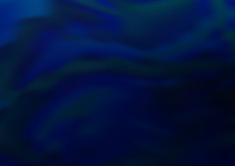 Dark BLUE vector blurred bright template.