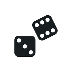 dice vector icon