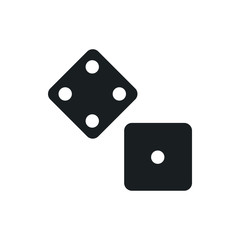 dice vector icon