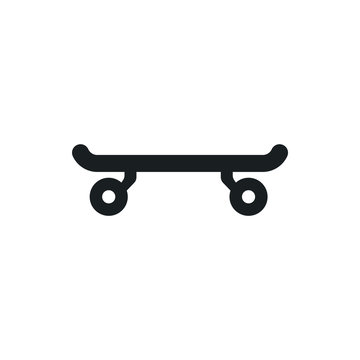 skateboard vector icon