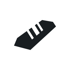 gold ingot vector icon