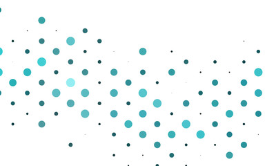 Light BLUE vector cover with spots.