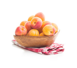 Sweet apricot fruits.