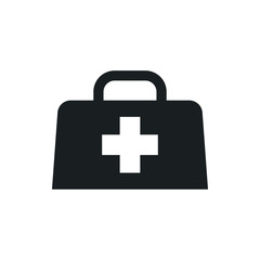 first aid kit vector icon