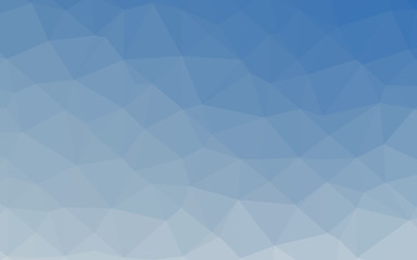 Light BLUE vector polygon abstract backdrop.