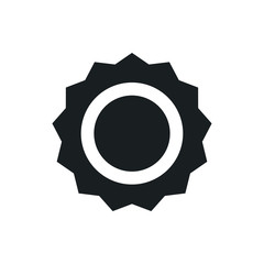 nuclear fusion vector icon