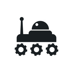 space rover vector icon