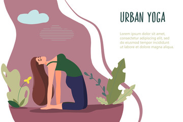 Urban yoga training