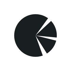 circle graph vector icon