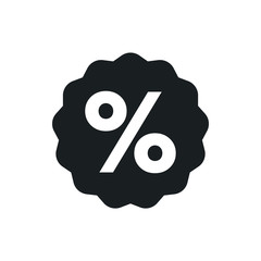 sale label vector icon