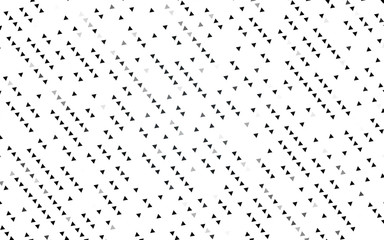 Light Black vector template with crystals, triangles.