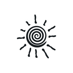 sun vector icon