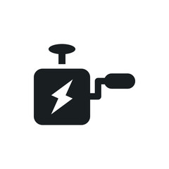 bang machine vector icon