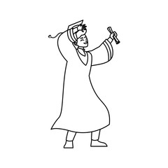 happy student boy graduated celebrating