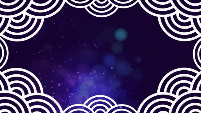 Border made of half circles