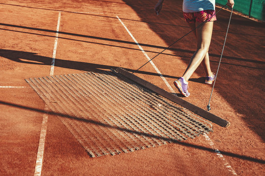 Clay Tennis Court Harvest Event