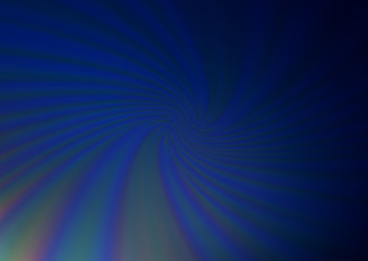 Fototapeta premium Dark BLUE vector blurred shine abstract background.