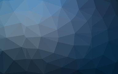 Light BLUE vector abstract polygonal layout.