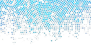 Light BLUE vector texture in triangular style.