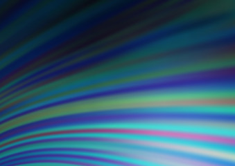 Fototapeta premium Light BLUE vector template with bent ribbons.