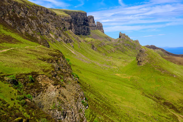 The Quiraing in northern Skye, Scotland