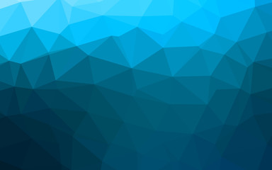 Fototapeta premium Light BLUE vector abstract polygonal texture.