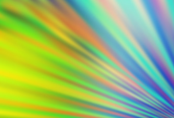 Fototapeta premium Light Blue, Green vector texture with colored lines.