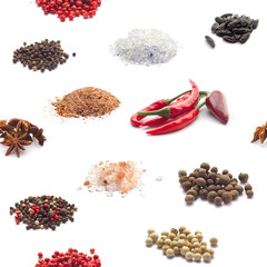 Seamless spices background