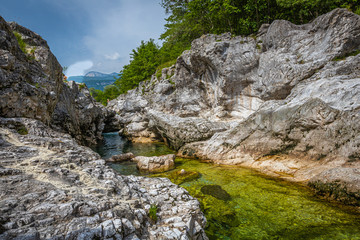 Beautiful canyon with rocks