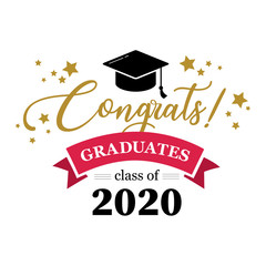 congrats graduation class of 2020, congratulation graduates, you did it, congrats you did it