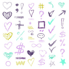 design chalk vector textures hand drawn textures