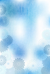 菊　和紙　背景　テクスチャ