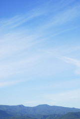 Obraz premium 山 空 雲 素材