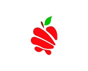 Red Apple vector illustration