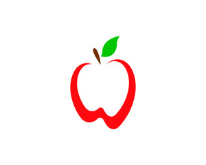 Red Apple vector illustration