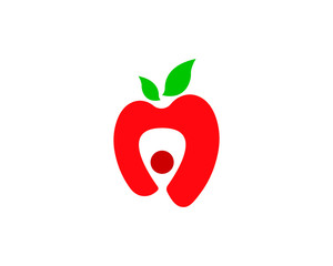 Red Apple vector illustration