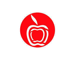 Red Apple vector illustration