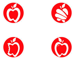 Red Apple vector illustration