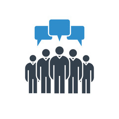 group of people and social network concept icon