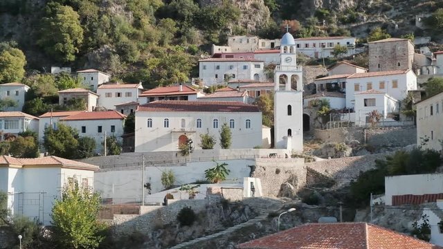 Dhermi village along the Albanian Riviera