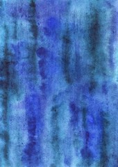 Blue saturated watercolor background