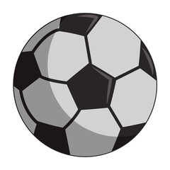 Fototapeta premium Soccer sport ball cartoon isolated symbol