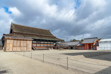 京都御所 南庭と紫宸殿