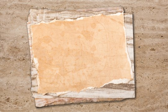 Small Square Sheet of Blank White Khadi Paper Against Marbled Paper Stock  Photo - Image of blank, pattern: 269610580