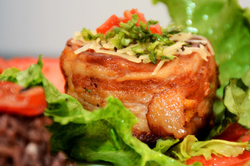Cuban Food With Brillants Colors