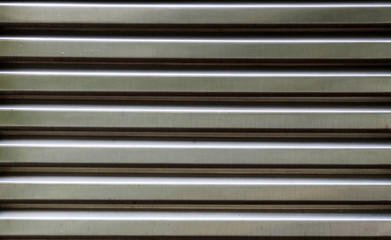 Background Detail of texture aluminium door Corrugated Iron Panelling