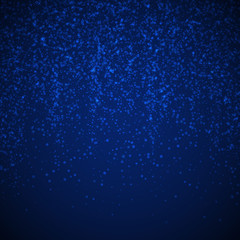 Magic stars Christmas background. Subtle flying sn