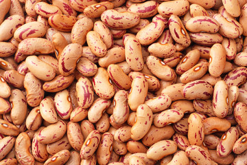 red kidney beans background. red kidney beans texture. top view